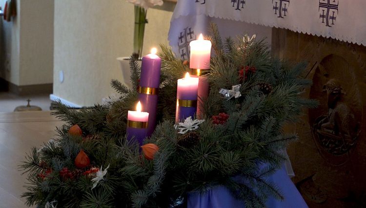 Адвент и благотворительная акция в костёле (видео)