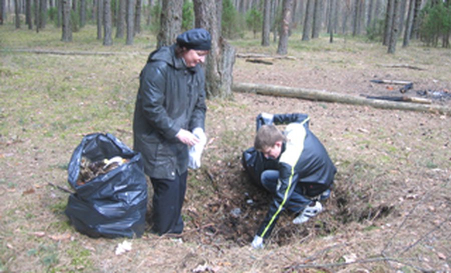 Сделали город и окрестности чище, но надолго ли? - В Висагинасе