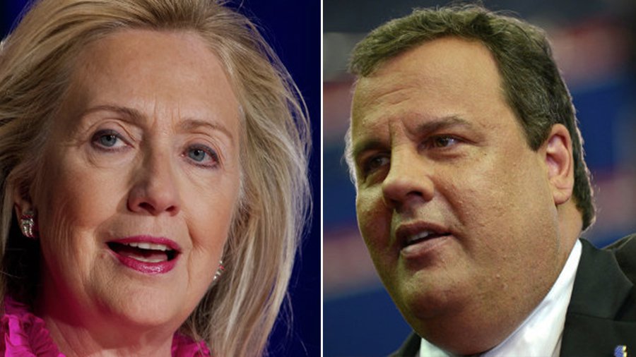 Опрос назвал Клинтон и Кристи фаворитами выборов президента США 2016 - В Мире