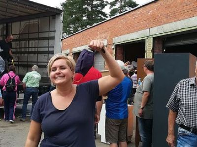 В Висагинас доставлен благотворительный груз из Германии (добавлено видео) - В Висагинасе