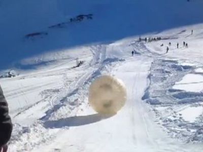 Катание в зорбе закончилось падением в ущелье и гибелью экстремала, владельцы шара скрылись (видео) - Происшествия и криминал