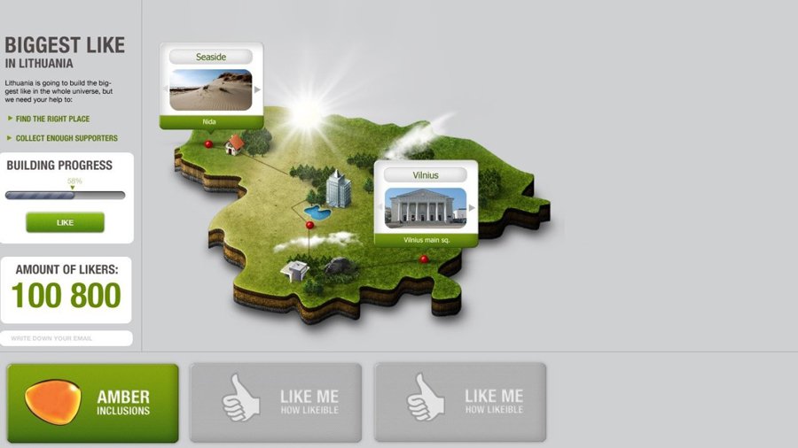 В Литву привлекут туристов с помощью крупнейшей в мире скульптуры Like - Литва и страны Балтии