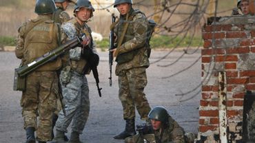 В Краматорск вошла украинская боевая техника