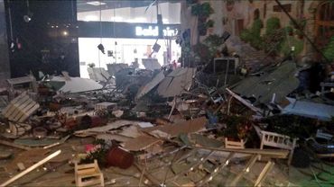 В торговом центре в Минске обрушился потолок