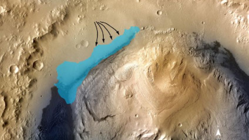 «Кьюриосити» нашел на Марсе следы озера
