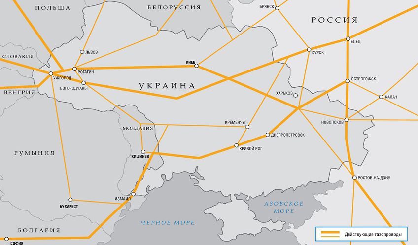 Киев предложит транзитный контракт по газу с РФ "по европейским правилам"