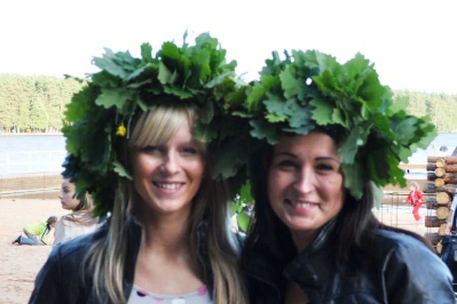  Вечер в Висагинасе накануне Ивана Купала                                                                                                              - В Висагинасе