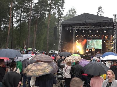 Висагинас отметил 46-й день рождения. Мозаика праздника (видео) - В Висагинасе