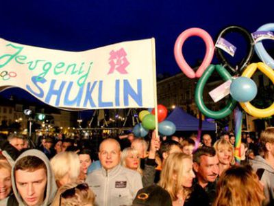 Lietuva iškilmingai pasitiko iš Londono grįžusius olimpiečius - Lietuva ir Baltijos šalys