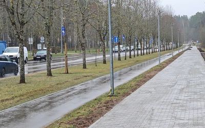 В Висагинасе расширят сеть велосипедных дорожек - В Висагинасе