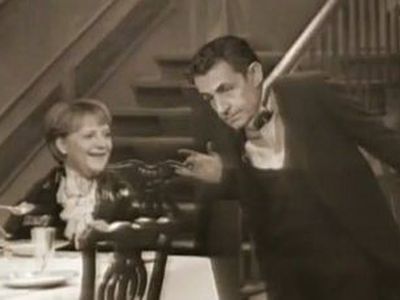 Скетч 1963 года с Саркози и Меркель стал хитом YouTube                                 - Хобби, отдых и развлечения