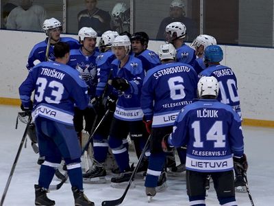 Еще одна победа в активе висагинских хоккеистов (видео) - Культурные и спортивные мероприятия