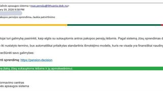 Предупреждение! Распространяются мошеннические письма о второй пенсионной ступени – призываем жителей быть бдительными