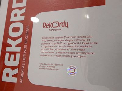 Необычные моменты флешмоба. Что осталось за кадром  (видео) - В Висагинасе