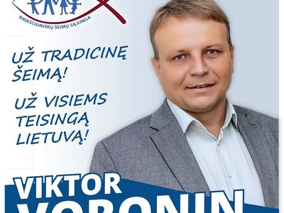 Viktor Voronin: "Oriai gyventi šiandien – kad galėtume kurti rytojų" - Seimo rinkimai
