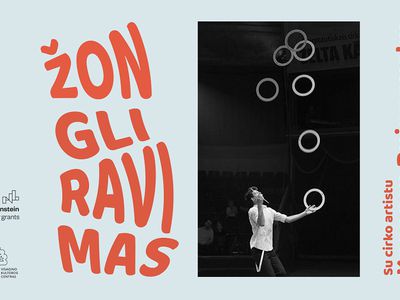 Попробуй жонглирование с артистом цирка Каспарасом Буянаускасом - В Висагинасе