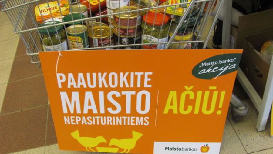 Акция «Maisto bankas» - В Висагинасе