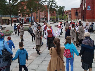 Акция " Вся Литва танцует" в Висагинасе - В Висагинасе