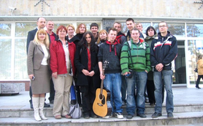 В Висагинасе гостит группа чешских  школьников 