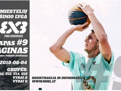 #9 Mažų miestelių krepšinio lygos 3x3 etapas Visagine - Kultūros ir sporto renginiai