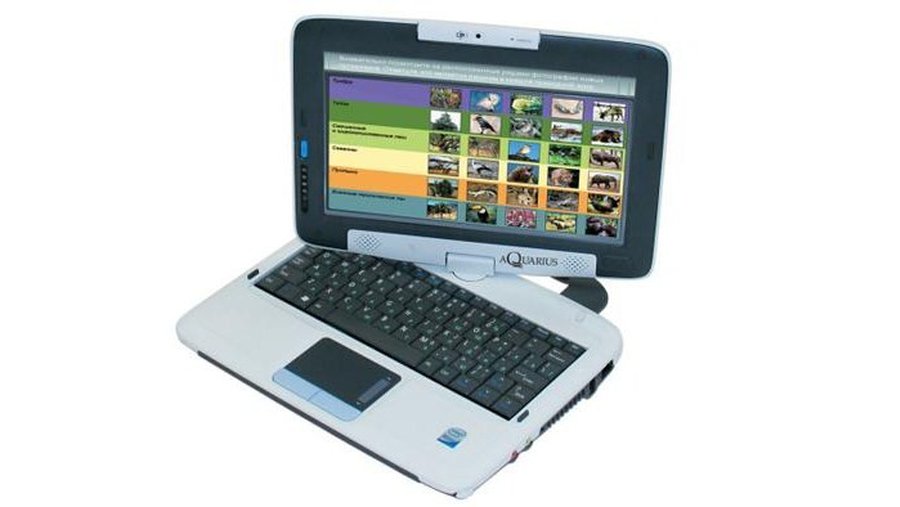 Aquarius NS409: учебный нетбук с поворотным сенсорным дисплеем - IT новости