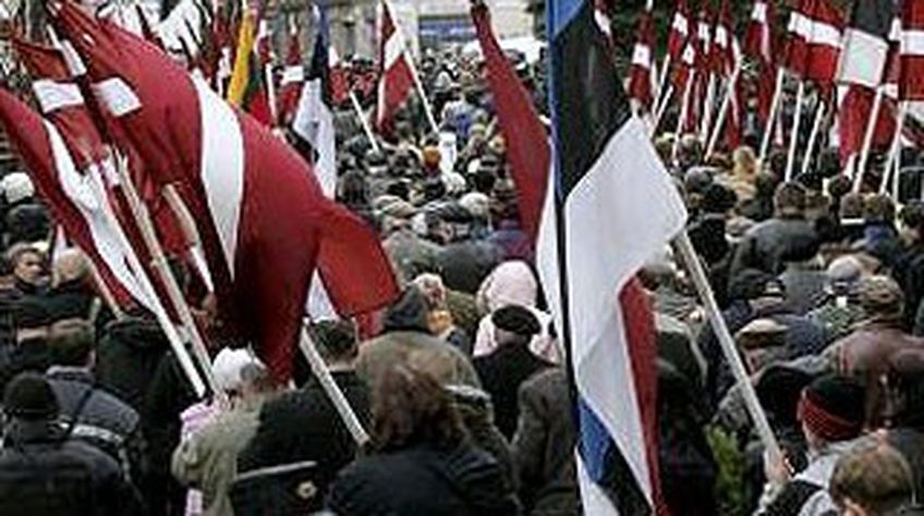 Шествие в память латышского легиона СС прошло в Риге под крики «Гитлер капут!» и «Фашисты!» 