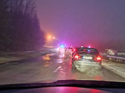 Транспортный коллапс по дороге с ИАЭС через БСИ - В Висагинасе