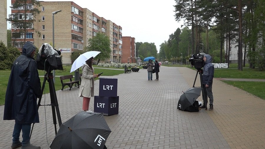 Висагинас стал местом съемки программы LRT о городах Литвы "Laba diena, Lietuva" (фотогалерея) - В Висагинасе