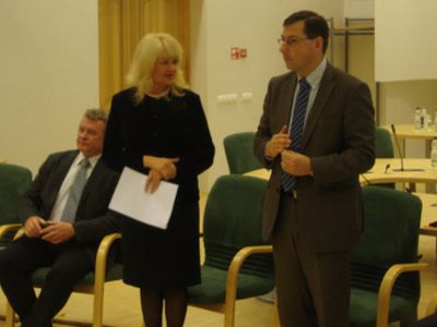 В гостях — министр образования                                                                                                                         - В Висагинасе