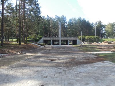 Ливень выявил проблемы на обновляемой улице Висагино - В Висагинасе