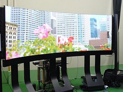 Гибкий трехметровый плазменный дисплей появится в 2009 году - IT новости