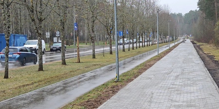 В Висагинасе расширят сеть велосипедных дорожек - В Висагинасе