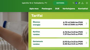 Оплата счетов в один клик: новая система самообслуживания от Visagino Energija (видео)