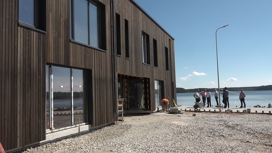 Как идет строительство гребной базы? Интервью с мэром Эрландасом Галагузом (видео) - В Висагинасе