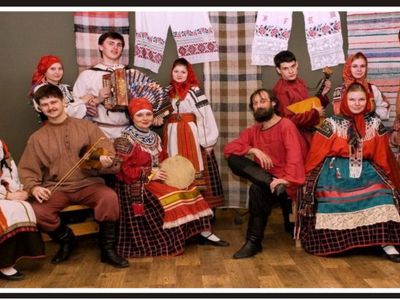 Русские святки с российским ансамблем «Забава»                                                                                    - В Висагинасе