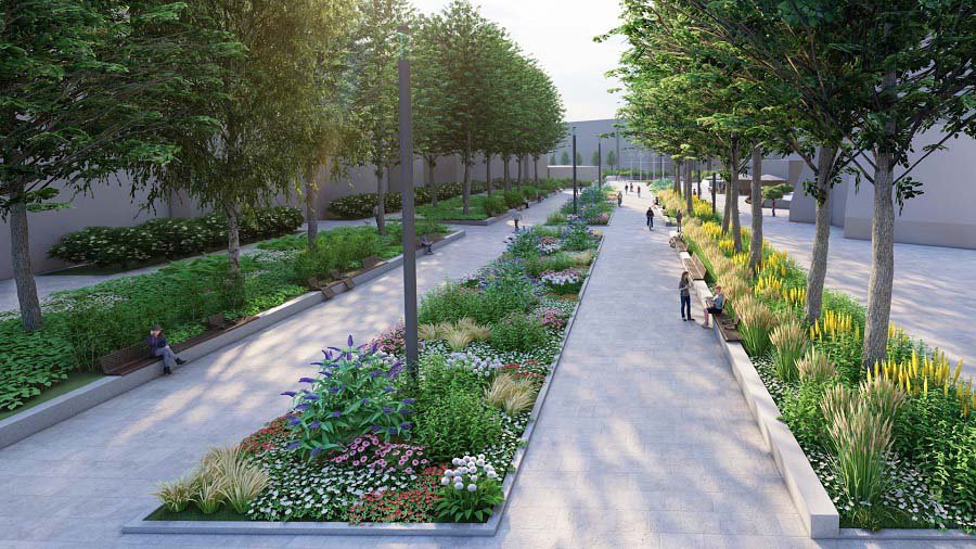 Проект реконструкции части аллеи Седулинос вызвал большой интерес (видео) - В Висагинасе