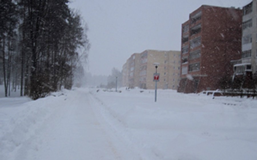 Замело, завьюжило... - В Висагинасе
