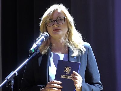 25 октября Литва отмечает день Конституции (видео) - В Висагинасе