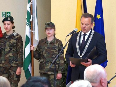 Торжественное заседание Висагинского совета в День города (видео) - В Висагинасе