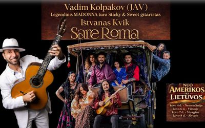 Акустический концертный тур SARE ROMA, Иштвана Квика и гитарного виртуоза Вадима Колпакова (США) - Культурные и спортивные мероприятия