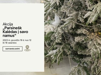 Akcija „Parsinešk Kalėdas į savo namus“ - Visagine