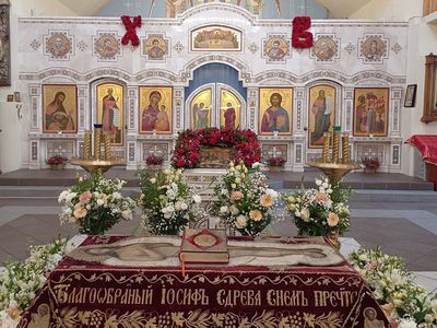 Поздравление отца Иосифа со святой Пасхой! (видео) - В Висагинасе