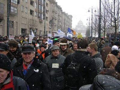 Литовские профсоюзы готовятся провести в Вильнюсе митинг в годовщину беспорядков                 - Литва и страны Балтии