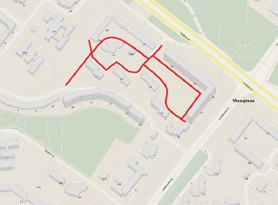 Pasirašyta sutartis dėl Įvažiavimo į kiemą Nr. 109 rekonstravimo darbų - Visagine