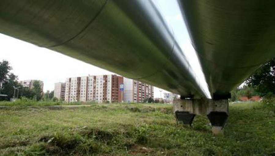 Производится опрессовка городских теплосетей - В Висагинасе