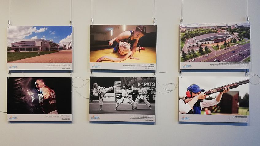 В Висагинасе открылась фотовыставка "Спорт Беларуси"