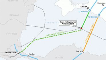 «Турецкий поток» дотянули до Турции