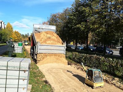 Реконструкция ул. Ветерану. Какие работы должны быть закончены в этом году? - В Висагинасе