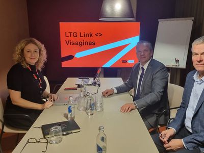 Мэр встретился с генеральным директором компании LTG Link - В Висагинасе