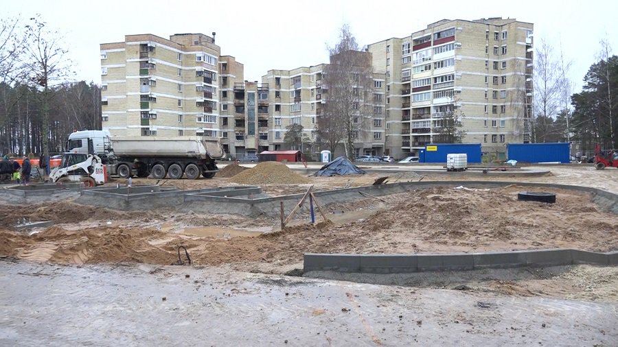 Сроки реализации инфраструктурных проектов,  выполняемых в Висагинасе (видео) - В Висагинасе